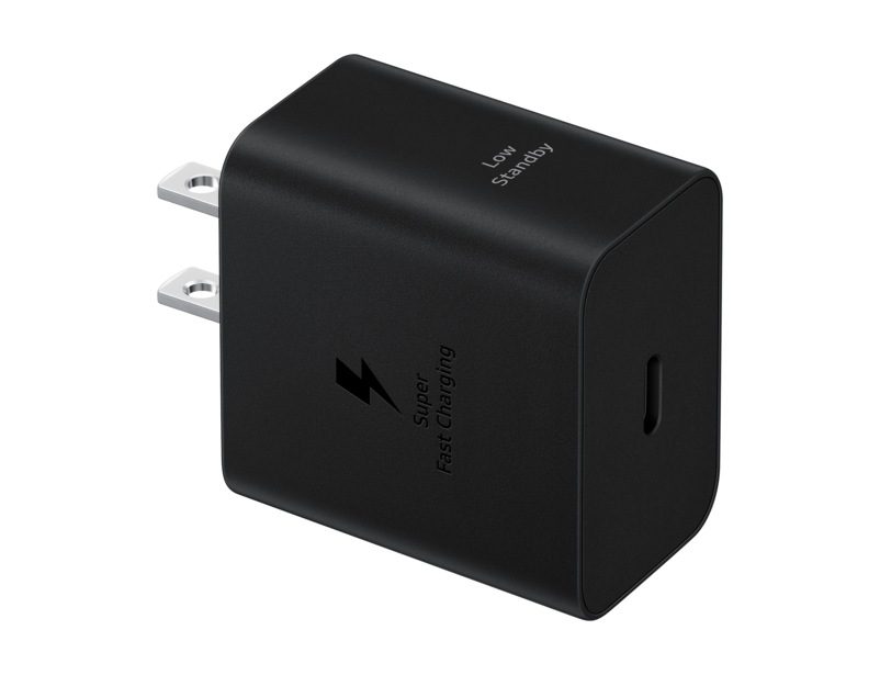 45W PD Power Adapter with 5A USB C Cable, Black