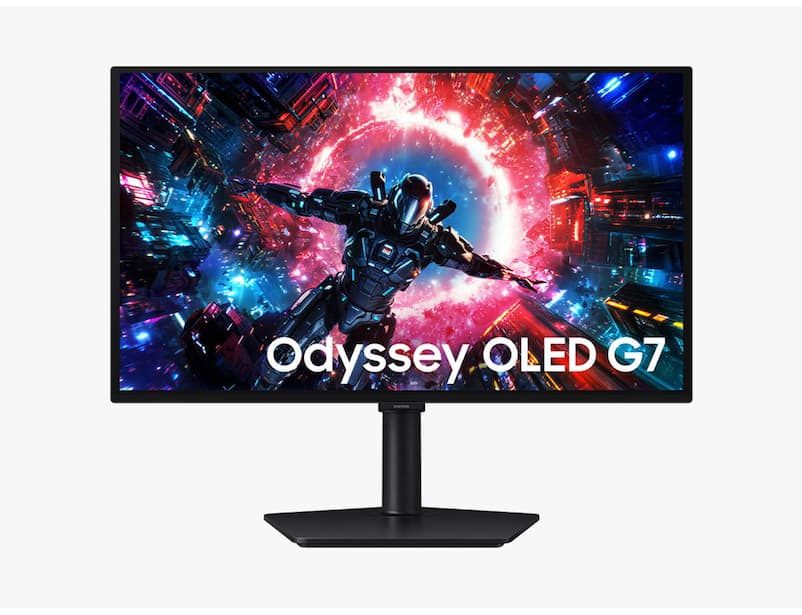 27 Inch Odyssey OLED G7 G70SH 4K 165Hz Gaming Monitor