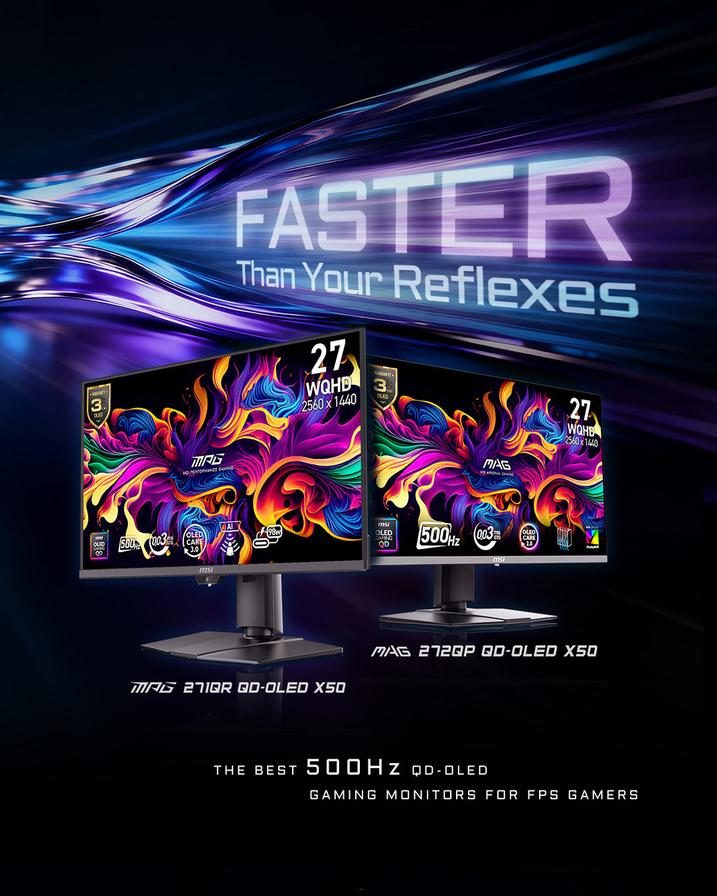 MSI MPG 271QR QD-OLED X50