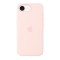 Apple MagSafe형 iPhone 17e 실리콘 케이스 – 소프트 핑크