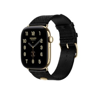 Apple Watch Hermès Series 12 (프랑스 가죽 밴드, 명품 콜라보)