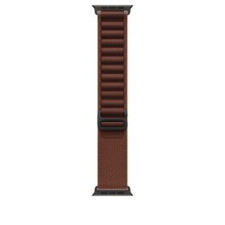 Apple 49mm 버건디 알파인 루프 M (블랙 티타늄)