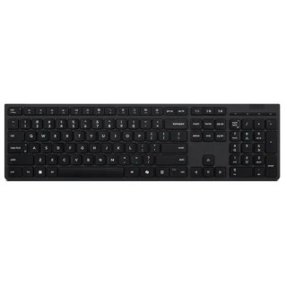 Lenovo 전문가용 충전식 무선 키보드-US 영어 (최대 3개월, 586g, 3 Zone)