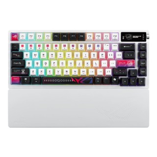 ROG 아조스 X 게이밍 키보드 (염료승화 키캡, 핫스왑 NX Snow V2, 5중 댐핑, 트라이모드)