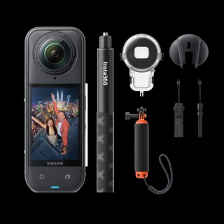 Insta360 X5 360 카메라 (8K 360, 4K/120 단일렌즈, 6m 방수, 98분 배터리)
