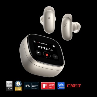 soundcore Liberty 5 Pro Max AI 녹음 이어버드 (스마트 디스플레이 케이스, 통화 ANC)