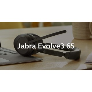 Jabra Evolve3 65 차세대 무선 업무용 헤드셋 (LE 오디오, AI 노캔 통화)